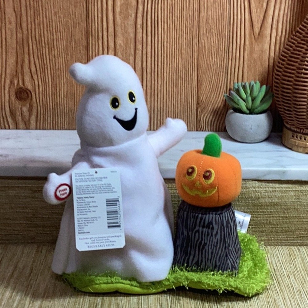 Hallmark Ghostly Singing Duo Plush - Addams Family Sound ,Light and Motion